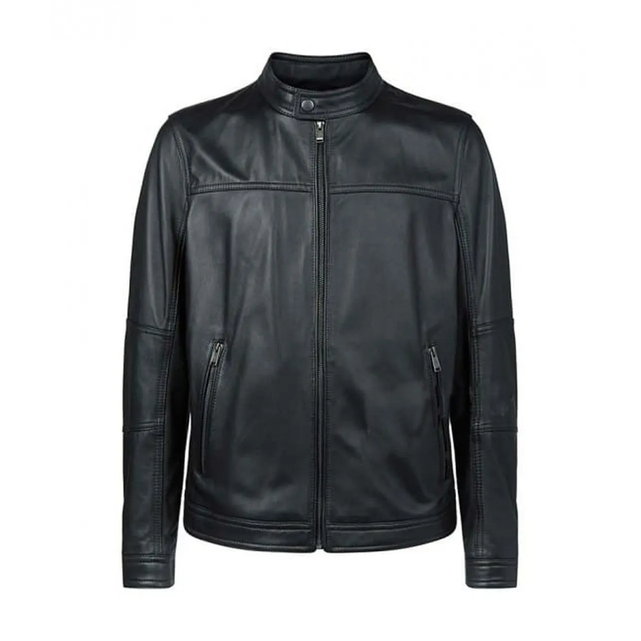 Genuine Leather Jacket Mens