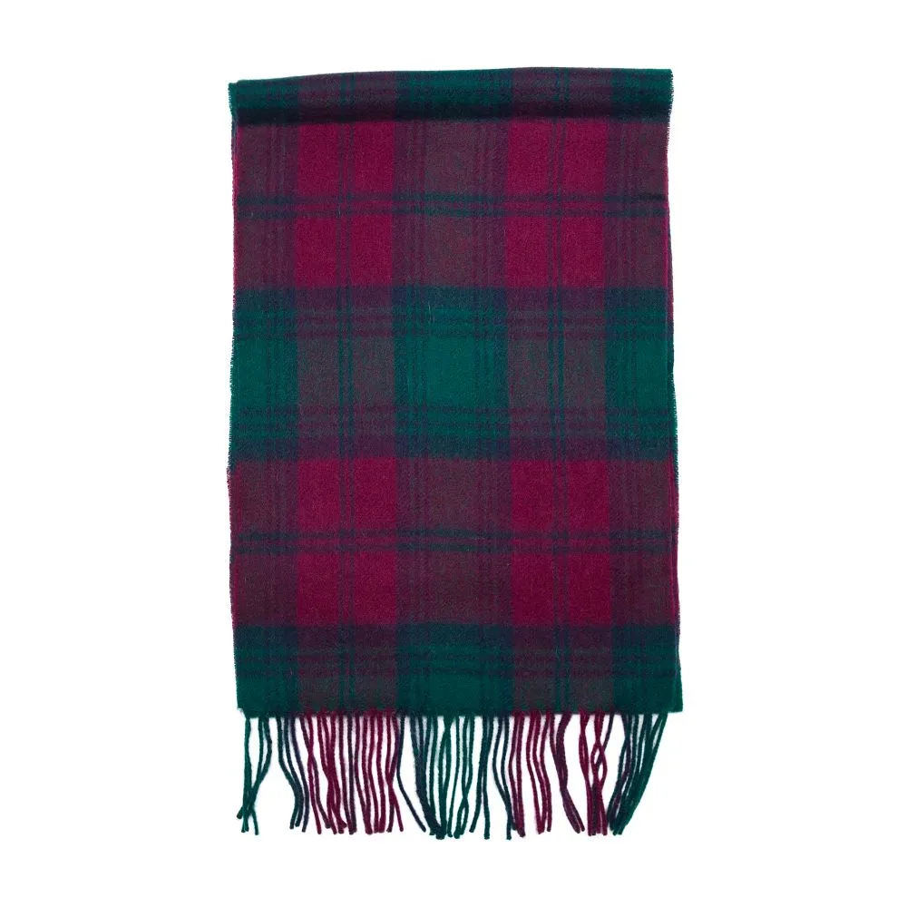 Glenmore 100% Lambswool Tartan Scarf - Lindsay