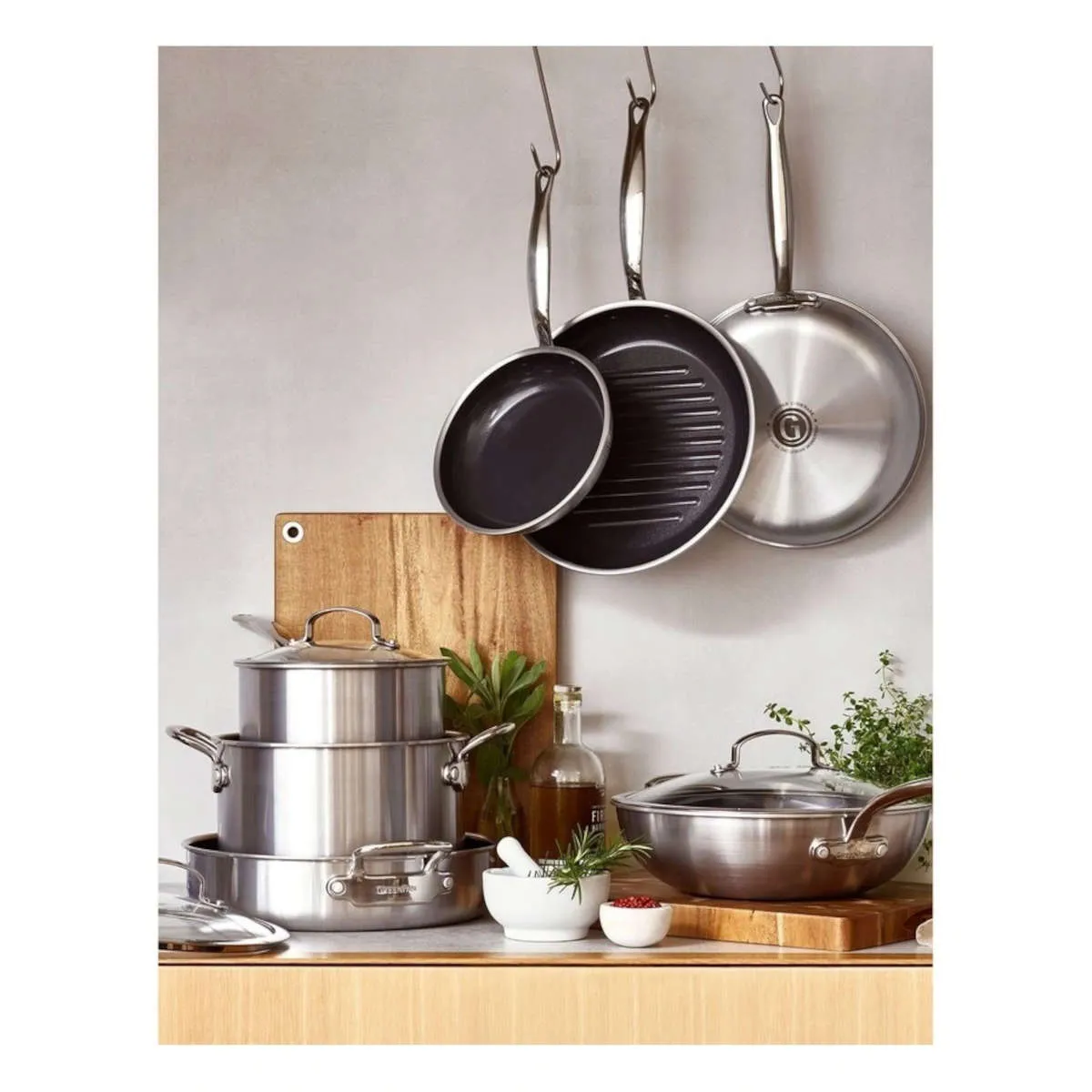 GreenPan Premiere Frypan Twin Pack 20cm & 26cm