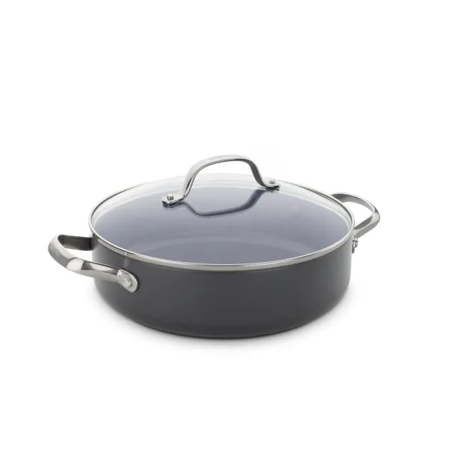 GreenPan Venice Pro Ceramic Non-Stick Shallow Casserole 30cm - 4.8L