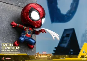 Hot Toys - COSB432 - Avengers: Infinity War - Cosbaby (S) Bobble-Head - Iron Spider (Web Shooting)