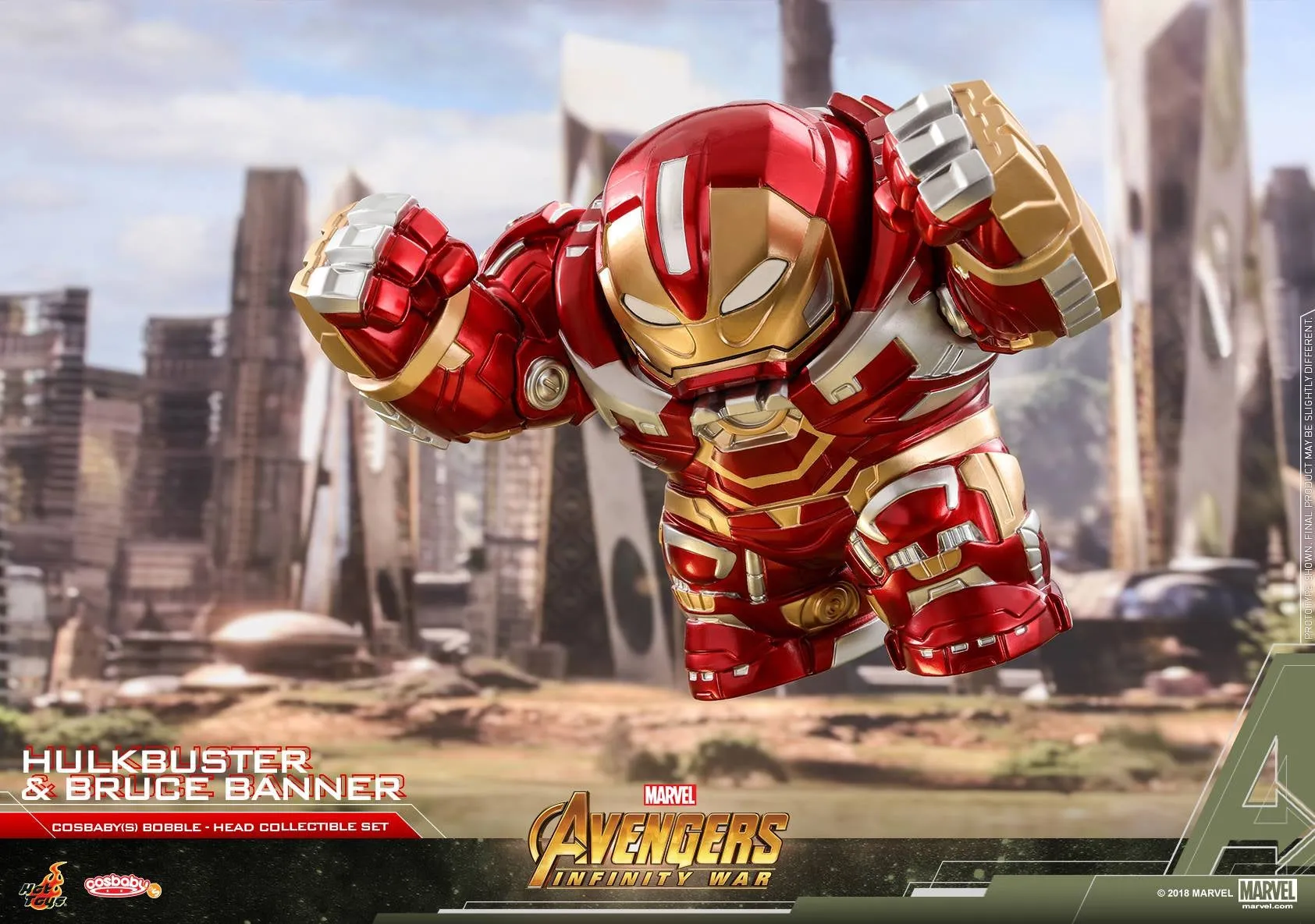 Hot Toys - COSB440 - Avengers: Infinity War - Hulkbuster and Bruce Banner Cosbaby (S) Bobble-Head Collectible Set