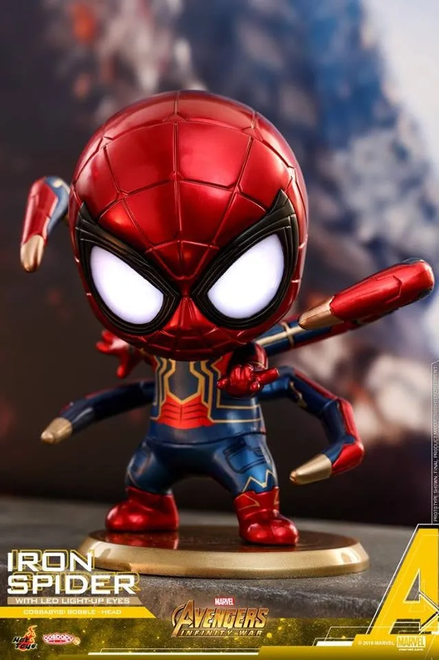 Hot Toys - COSB448 - Avengers: Infinity War - Cosbaby (S) Bobble-Head - Iron Spider