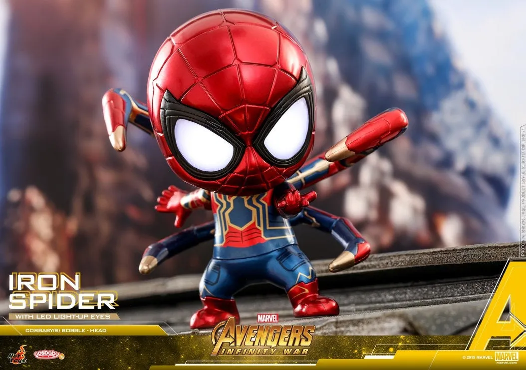 Hot Toys - COSB448 - Avengers: Infinity War - Cosbaby (S) Bobble-Head - Iron Spider