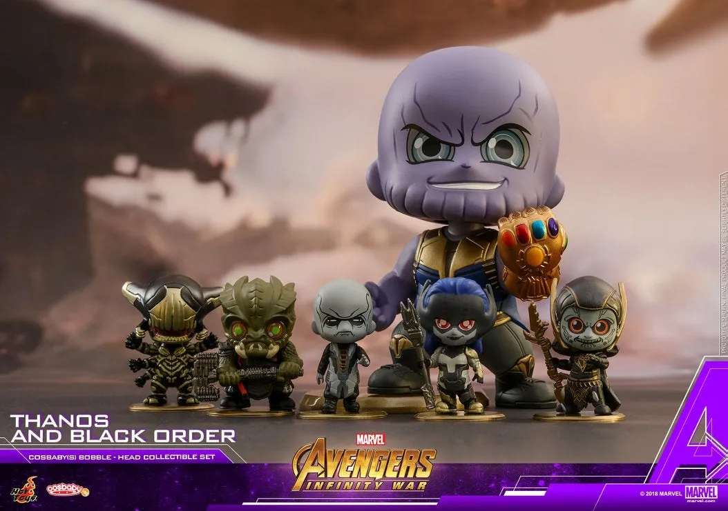 Hot Toys - COSB451 - Avengers: Infinity War - Cosbaby - Thanos and Black Order Cosbaby Collectible Set