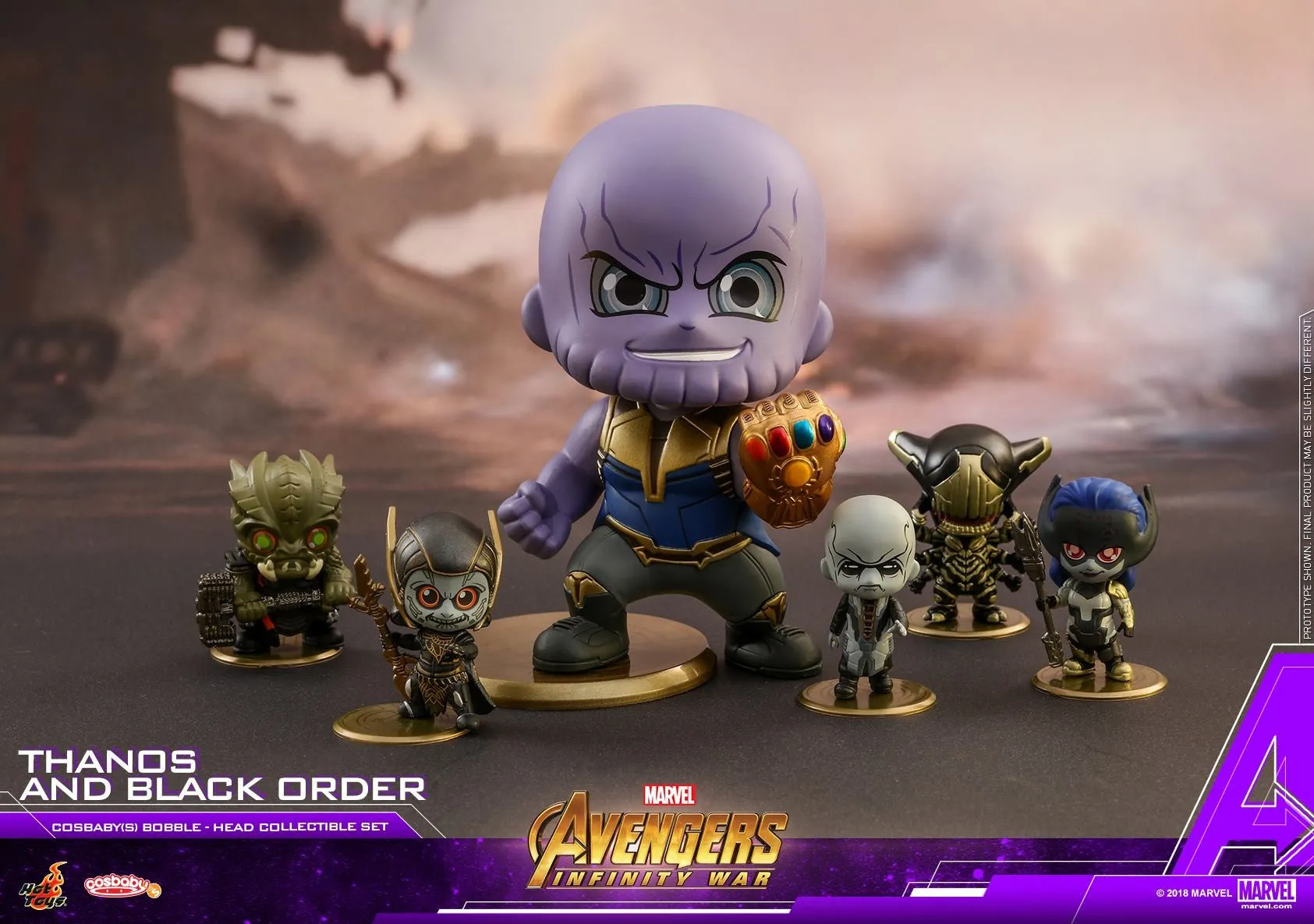 Hot Toys - COSB451 - Avengers: Infinity War - Cosbaby - Thanos and Black Order Cosbaby Collectible Set