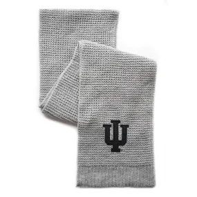 Indiana University Waffle Scarf