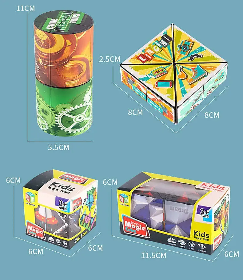 Infinity Cube 3D Changeable Shape Shifting Puzzle NEW!