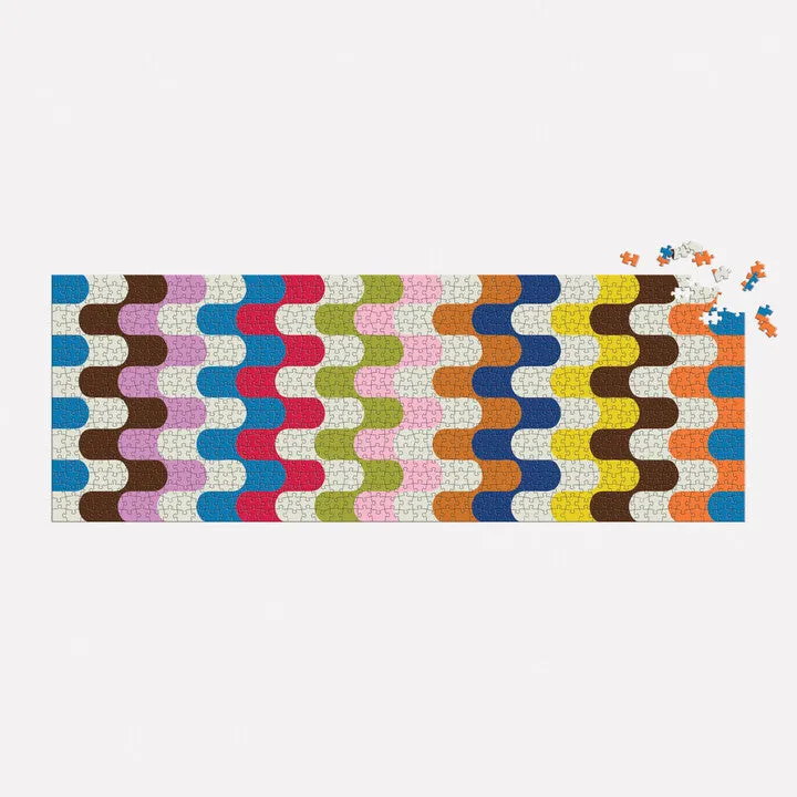 Jonathan Adler Bargello 1000 Piece Panoramic Puzzle