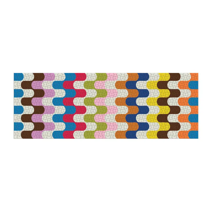 Jonathan Adler Bargello 1000 Piece Panoramic Puzzle