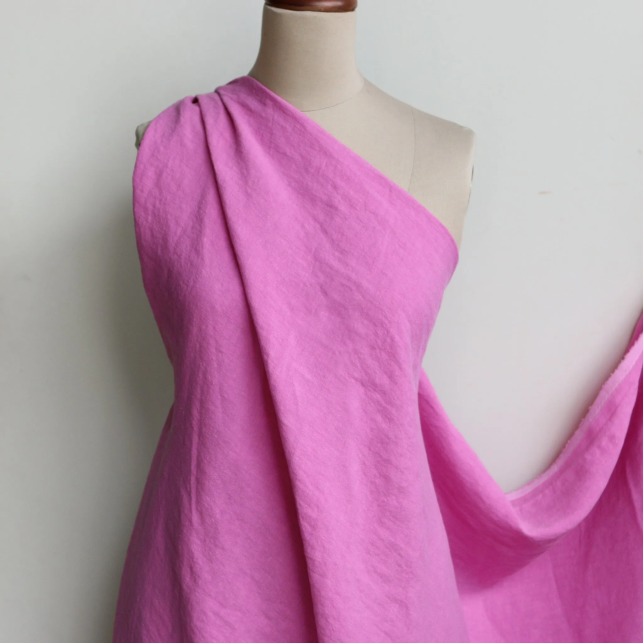 Layla Kiss Pink Stone Washed Linen