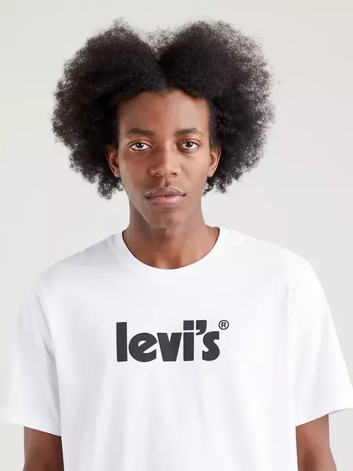 Levi's T-shirt vestibilità comoda 161430390 white