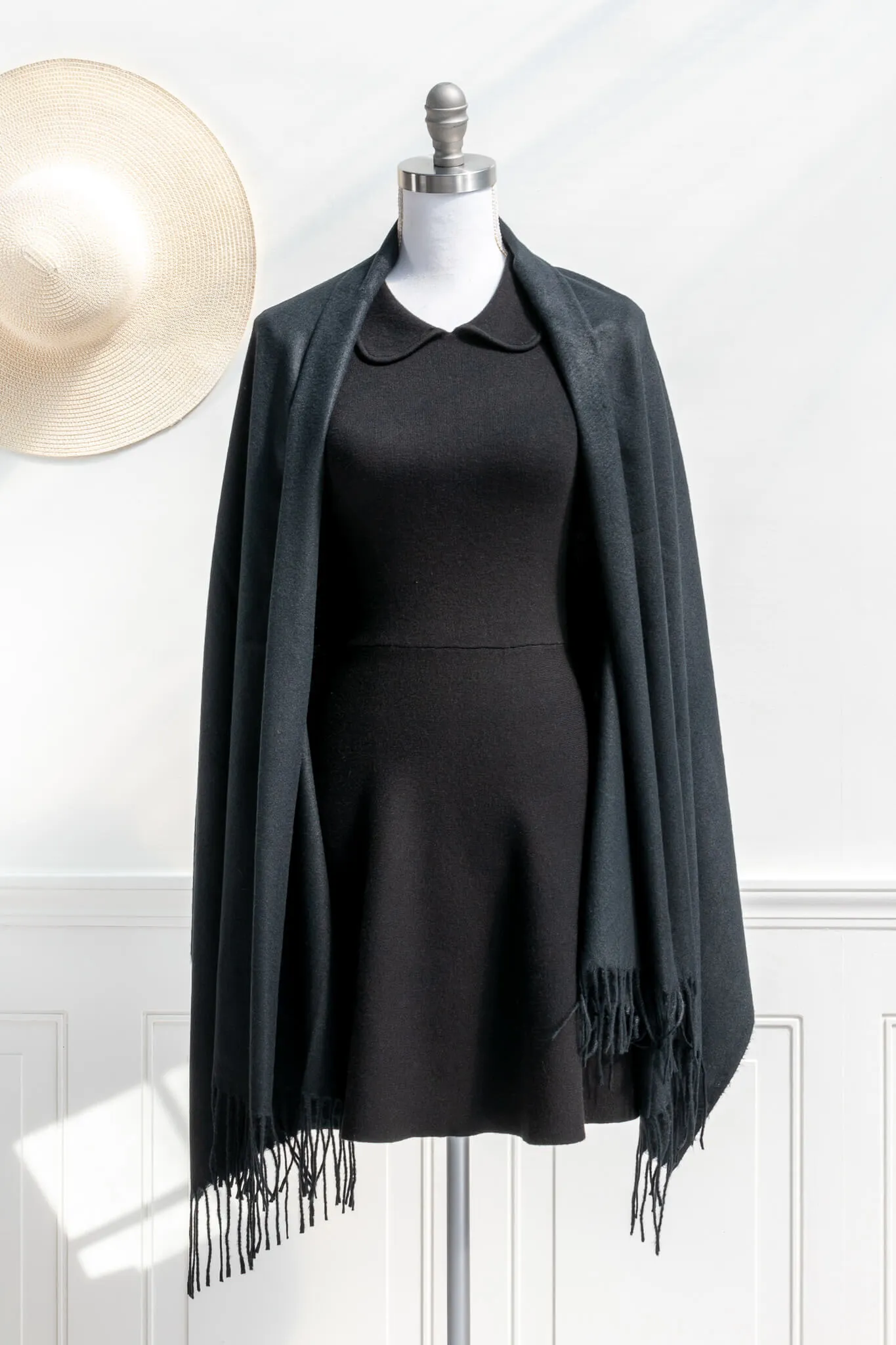 Lillian Winter Scarf - Black