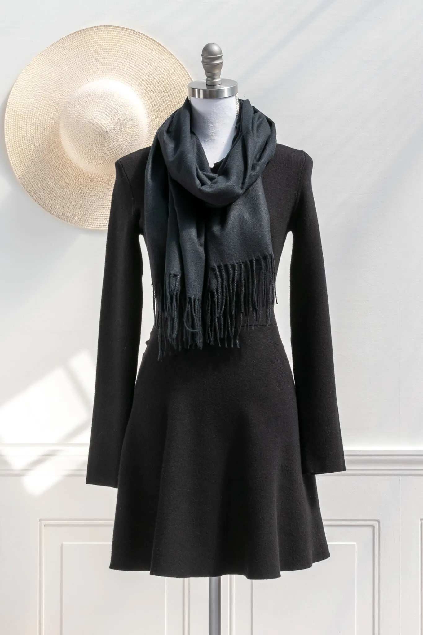 Lillian Winter Scarf - Black