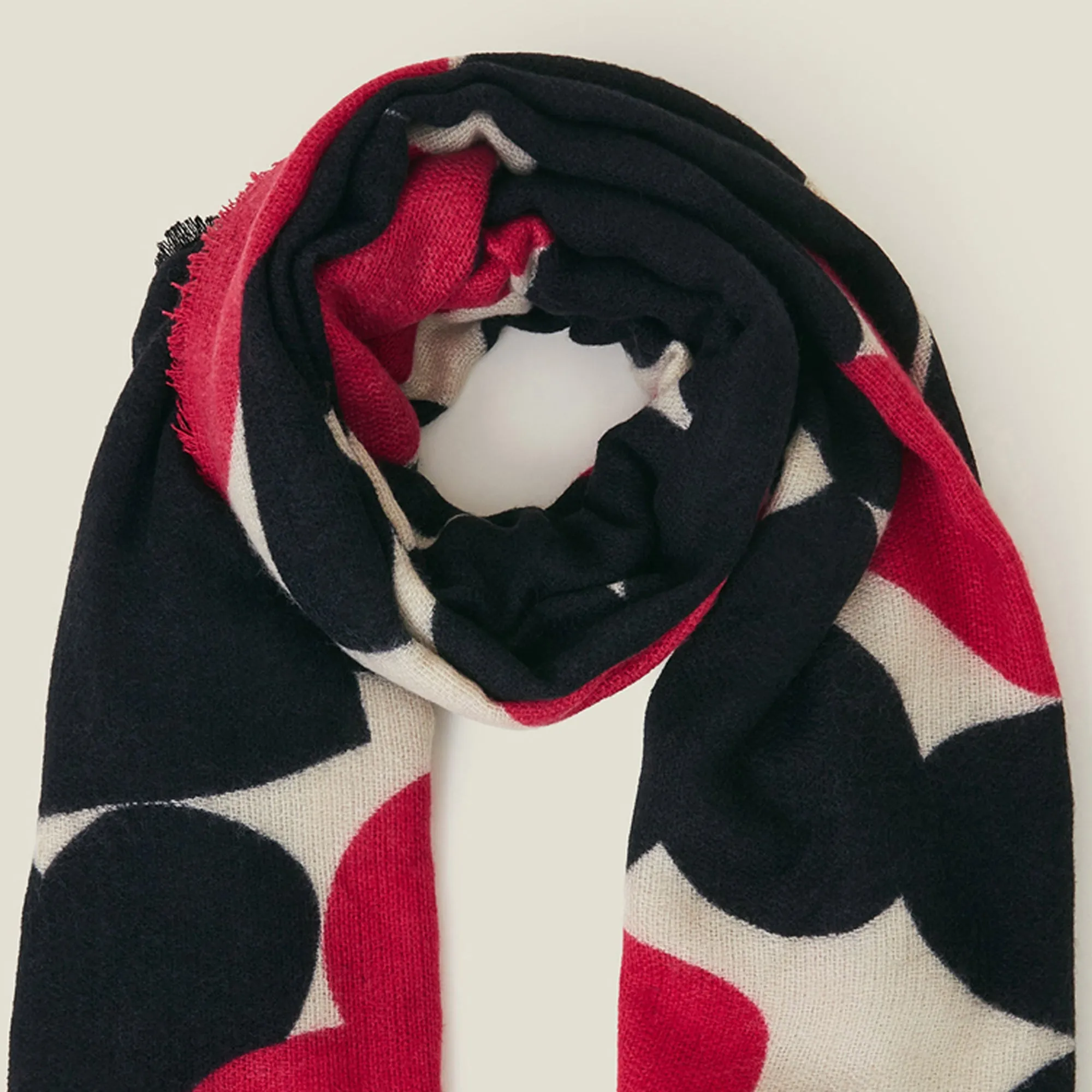 Love Heart Blanket Scarf