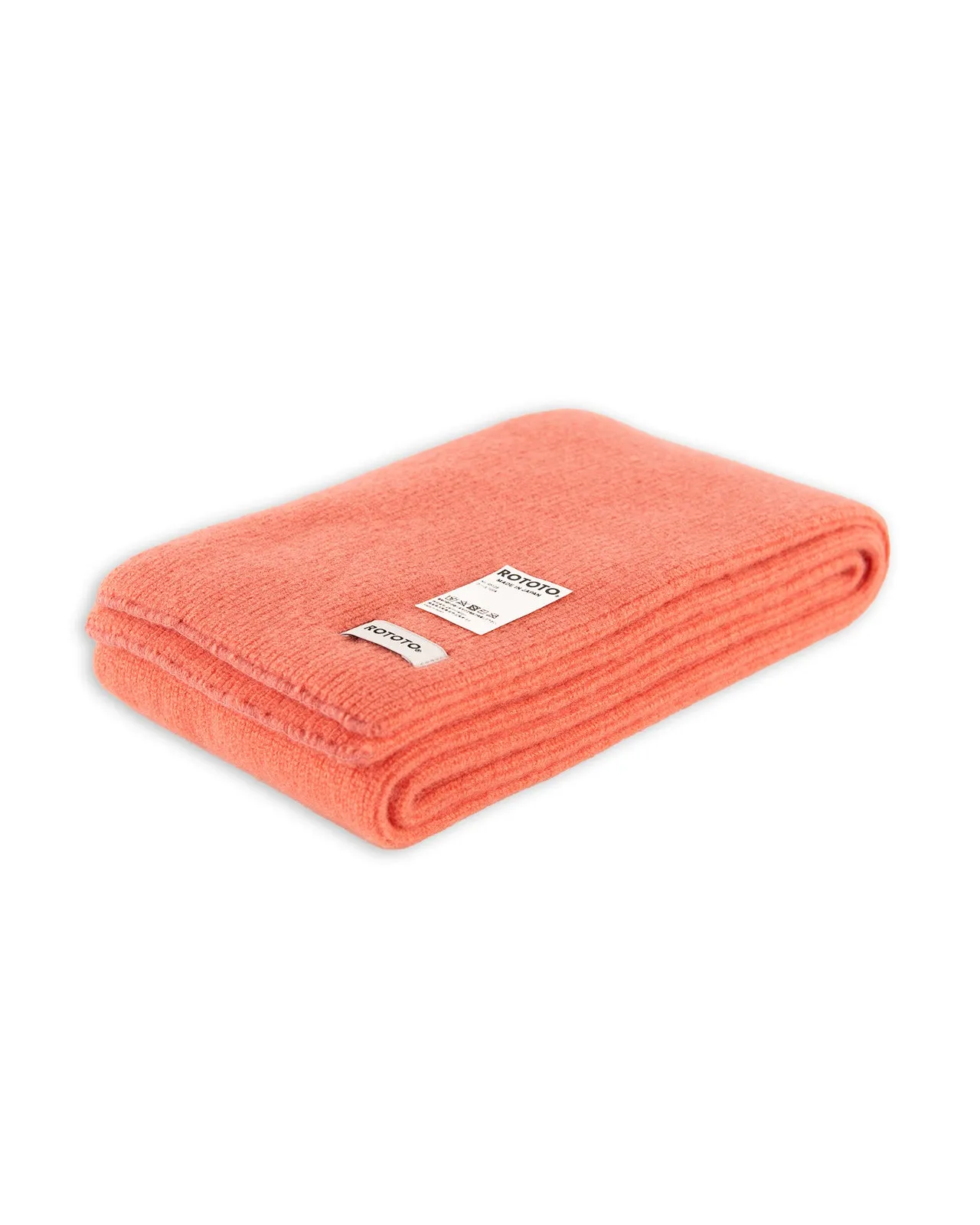 Merino Lambswool Sock Knit Scarf - Pink