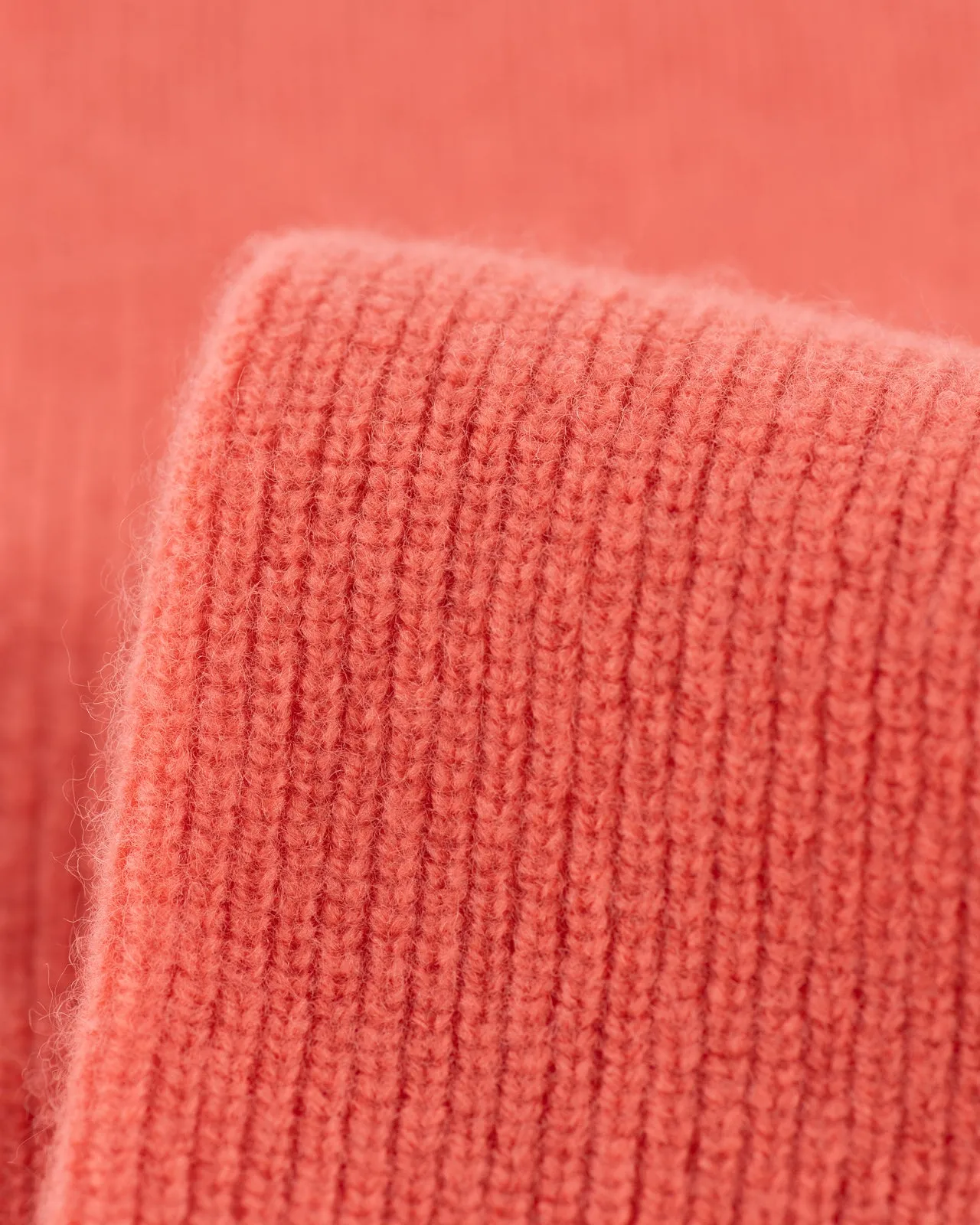 Merino Lambswool Sock Knit Scarf - Pink