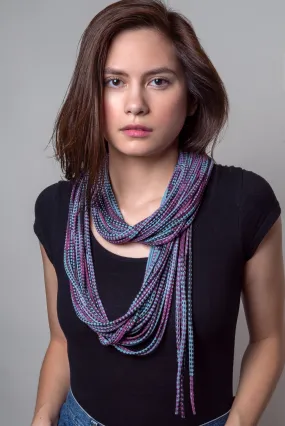 Necklush Infinity Scarf / Purple & Blue / Unisex