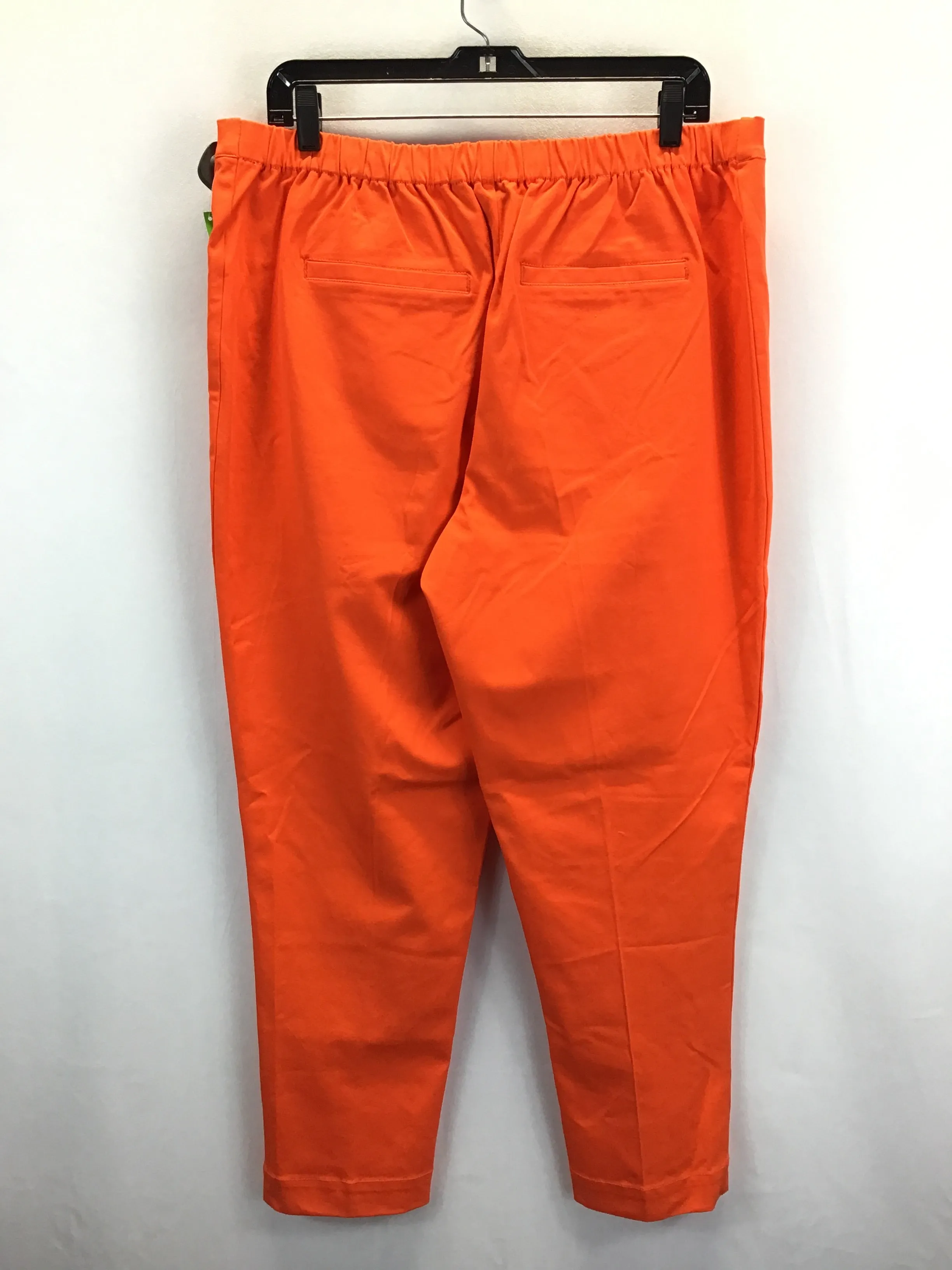 Orange Pants Chinos & Khakis Isaac Mizrahi, Size 18w