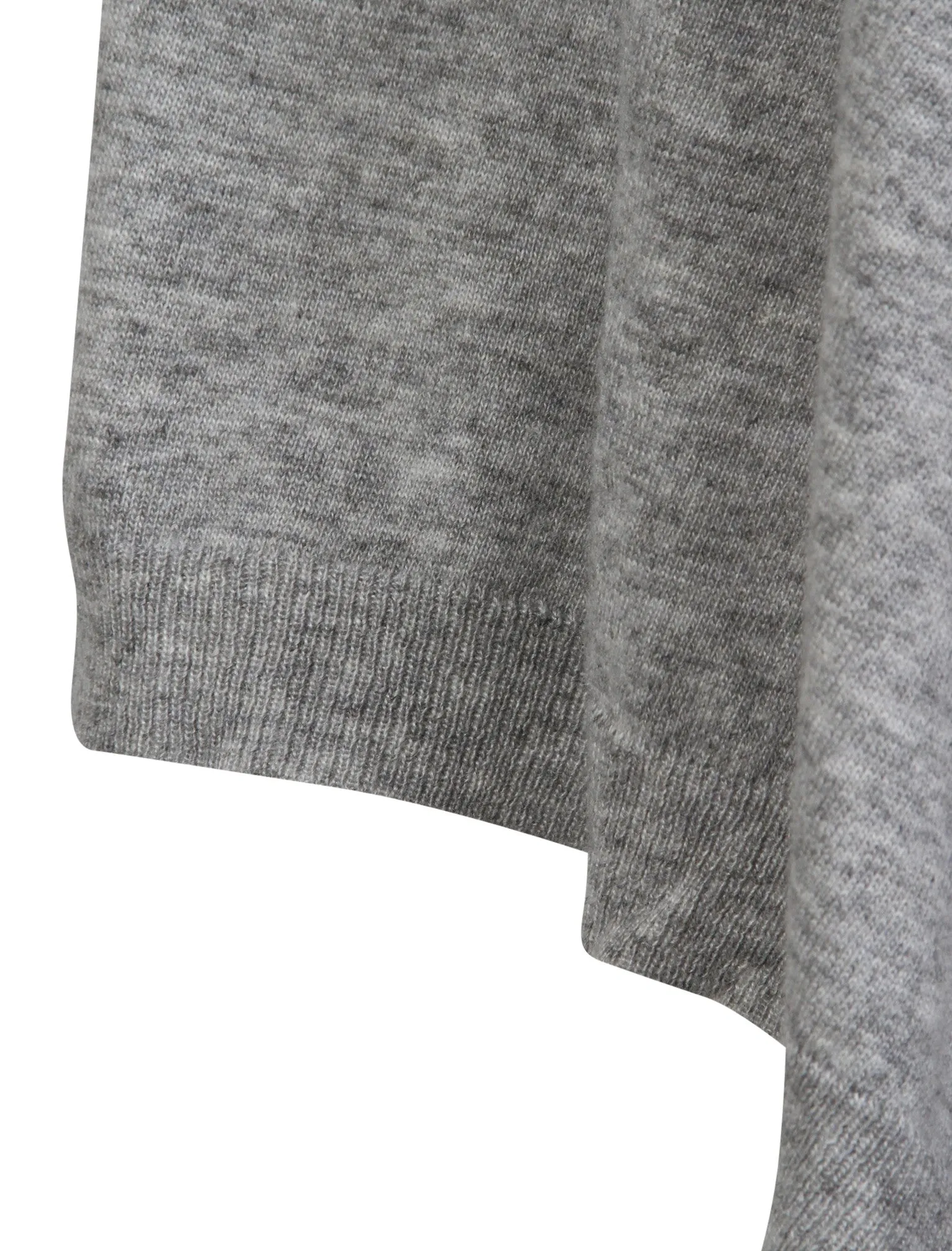 Picasso Soft Poncho with Collar in Light Grey Marl - Amara Reya