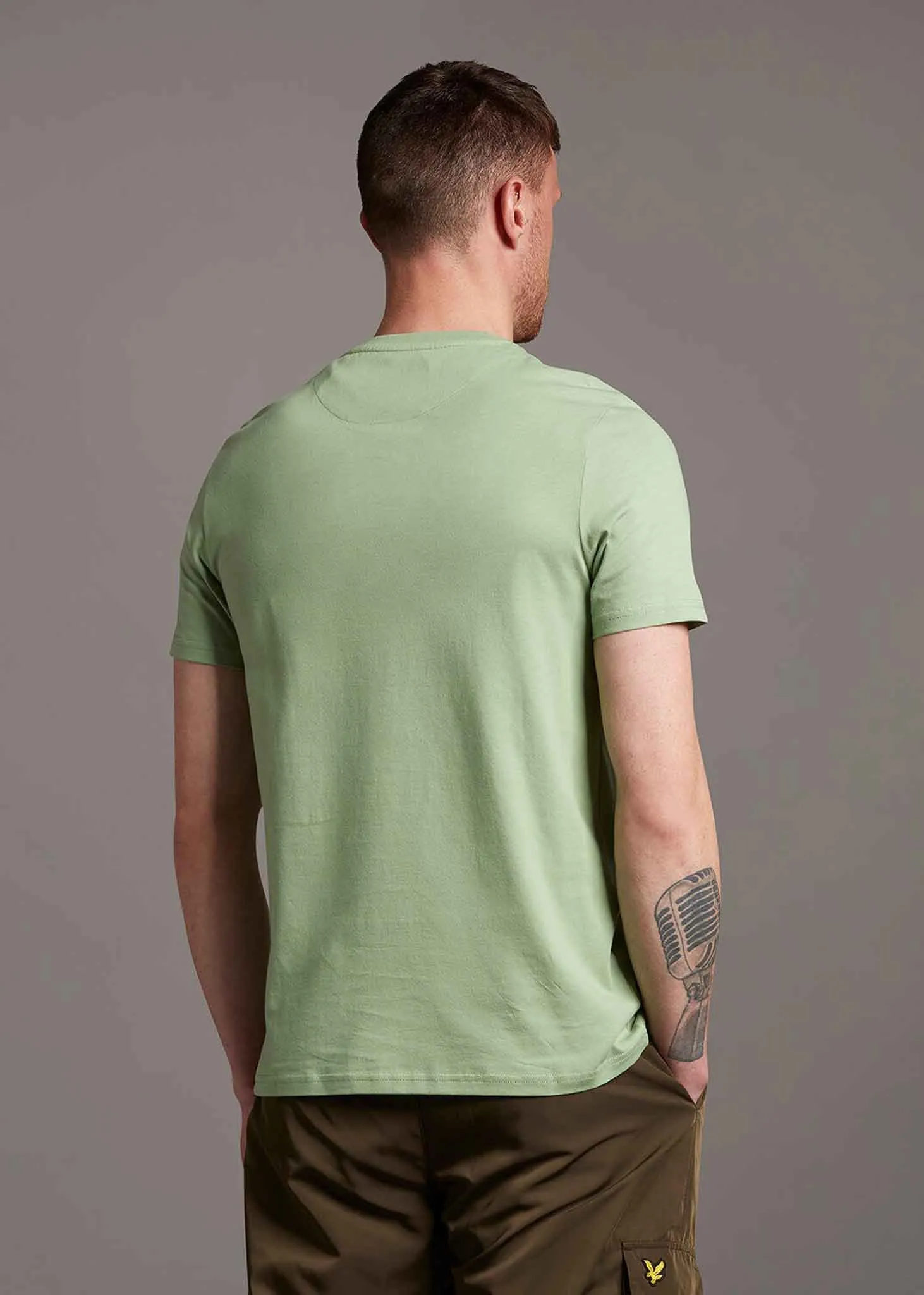 Plain t-shirt - fern green