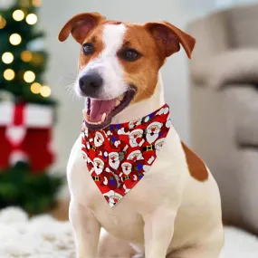 Premium Christmas Santa Bandana for Cats and Dogs