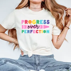 Progress Over Perfection | Teacher Shirt