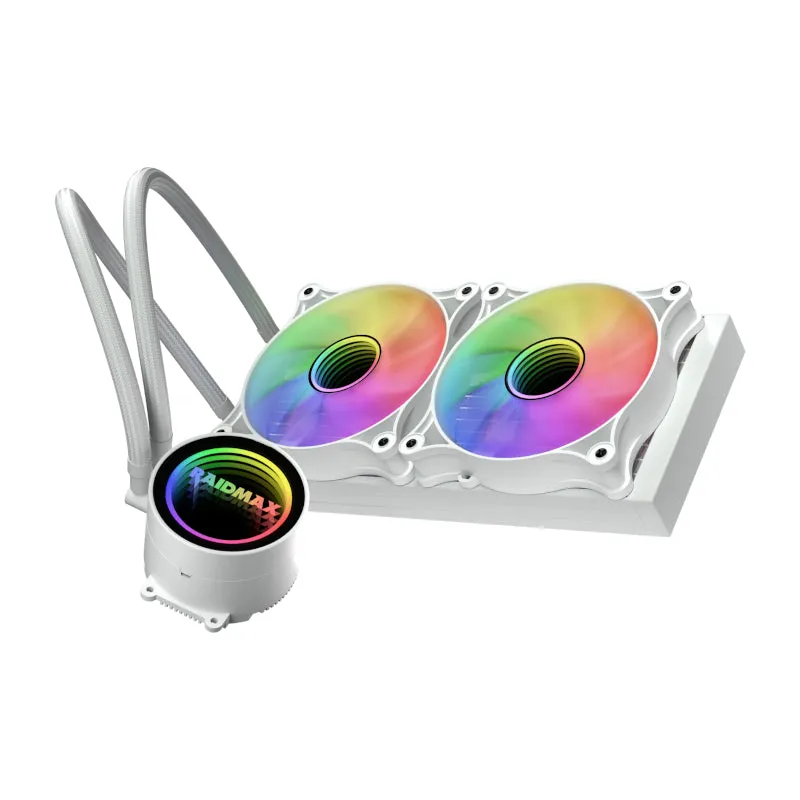 Raidmax Infinita 240Mm Argb Liquid Cpu Cooler - White