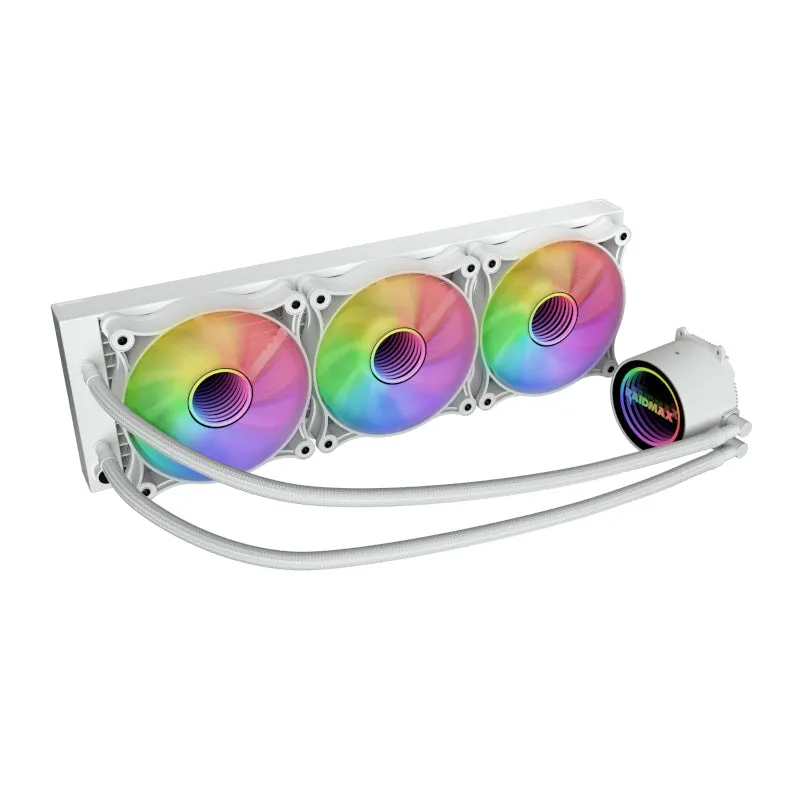 Raidmax Infinita 360Mm Argb Liquid Cpu Cooler - White