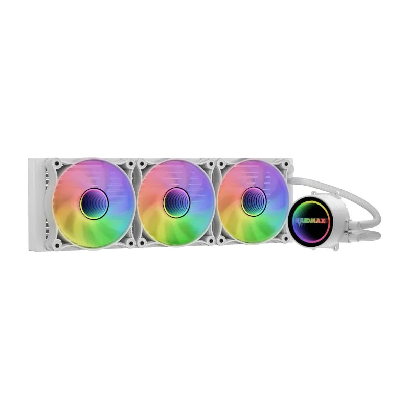 Raidmax Infinita 360Mm Argb Liquid Cpu Cooler - White