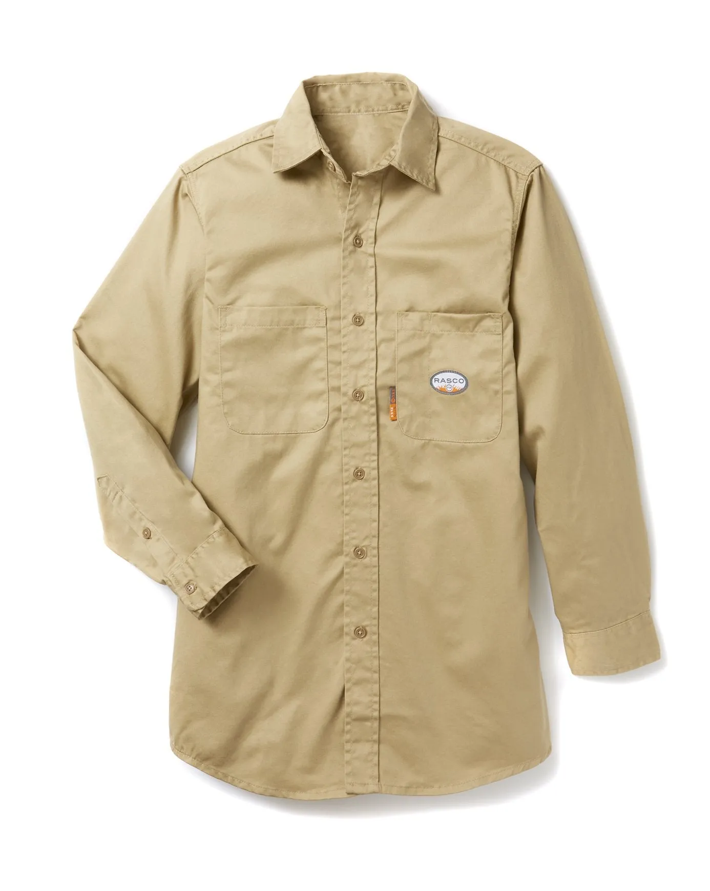 Rasco Fr Men's Khaki Uniform Shirt FR1303KH