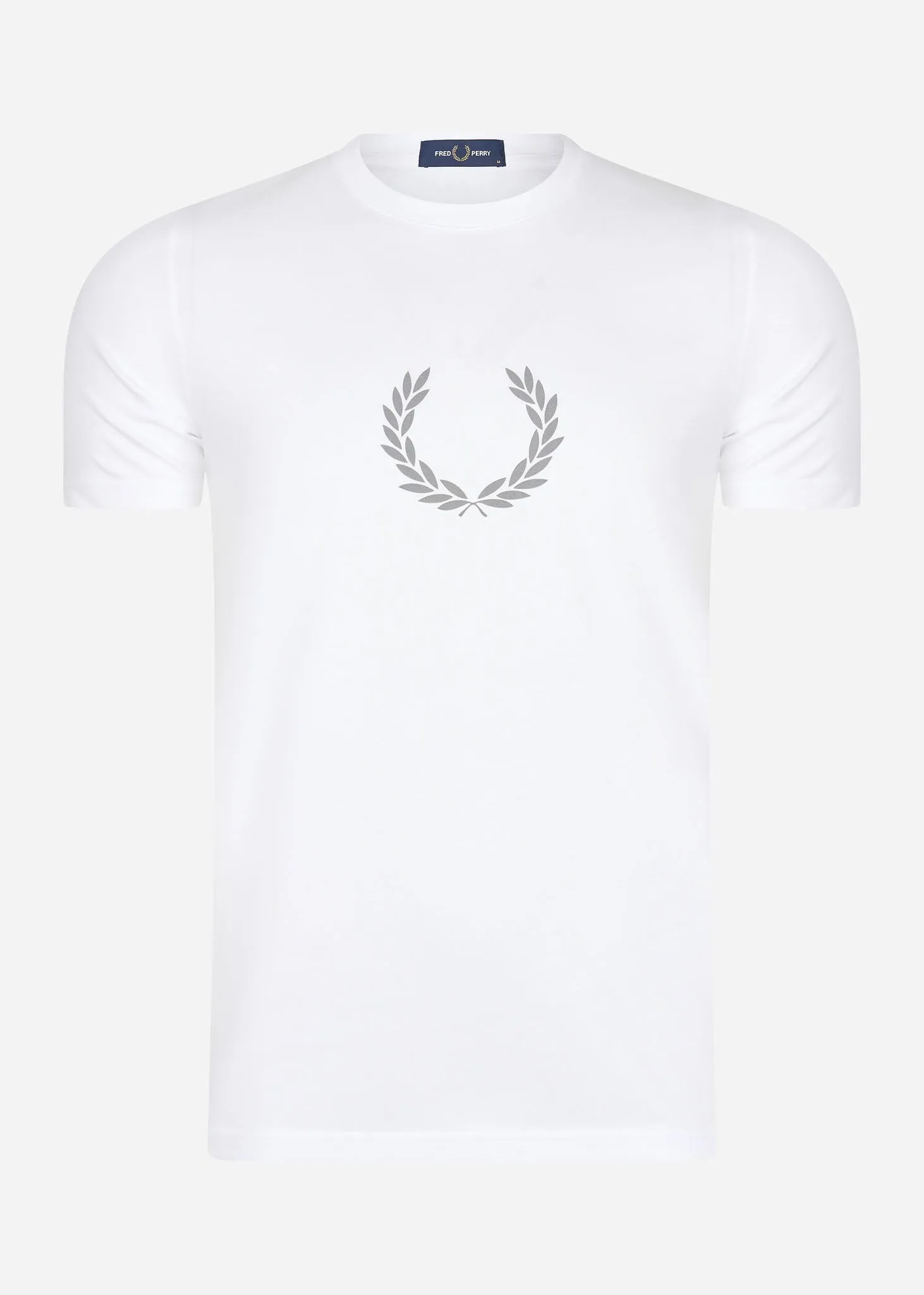 Reflective laurel wreath t-shirt - white