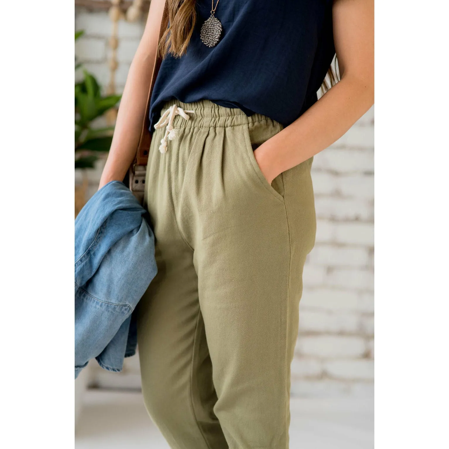 Relaxed Drawstring Detailed Bottom Pants