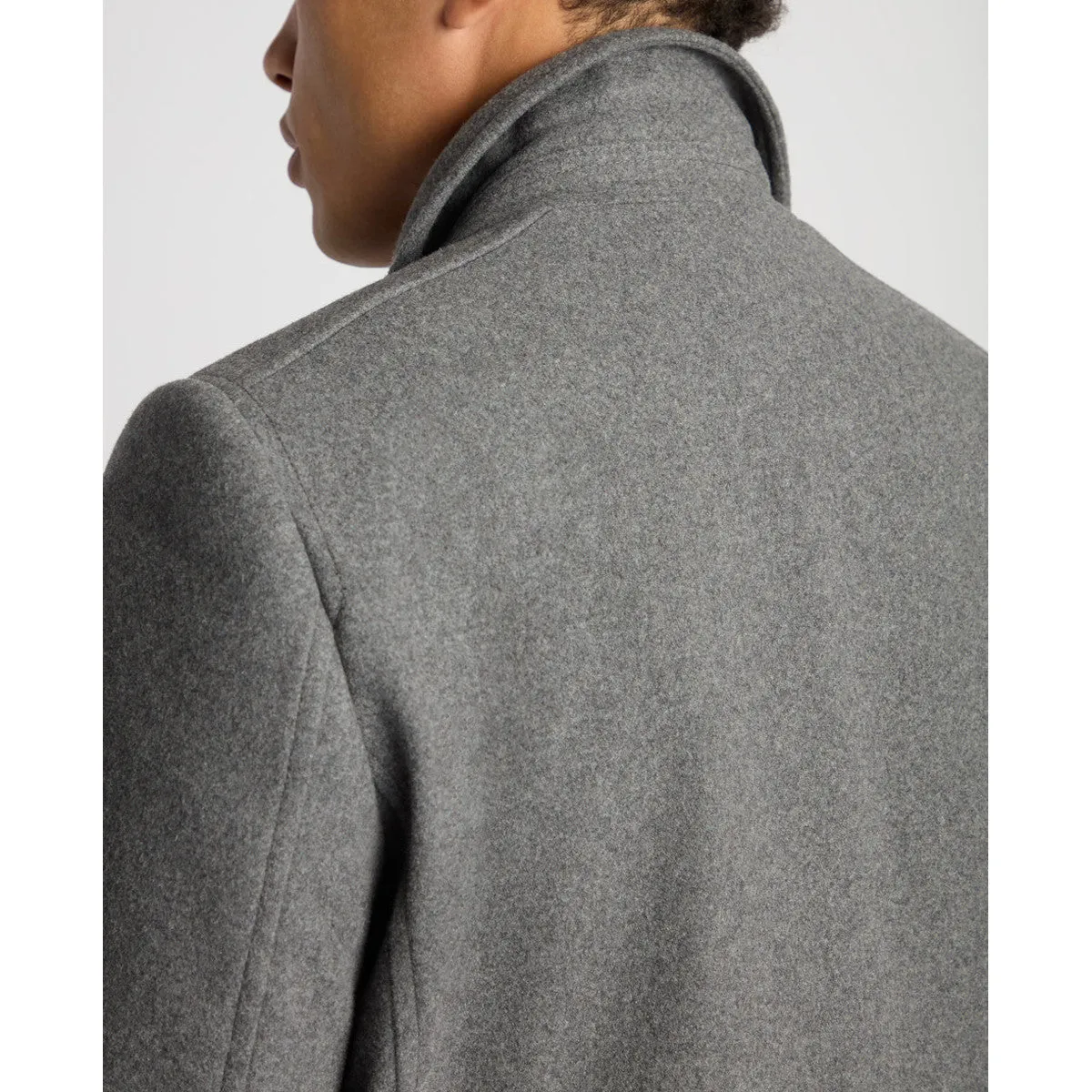 Remus Uomo Lochlan Overcoat 07 Grey