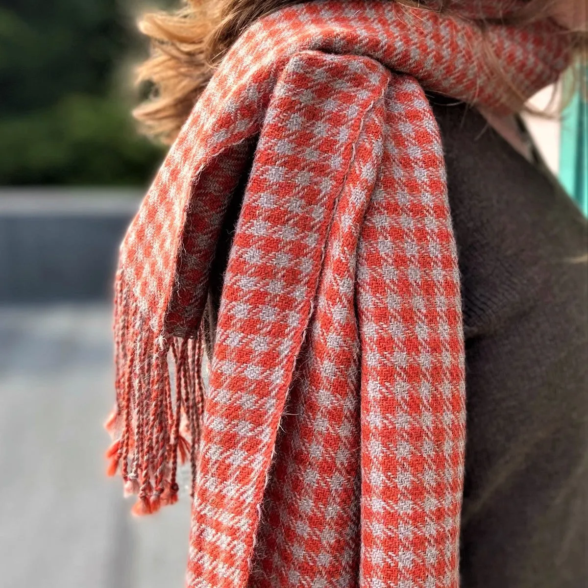 Samantha Holmes Houndstooth Scarf