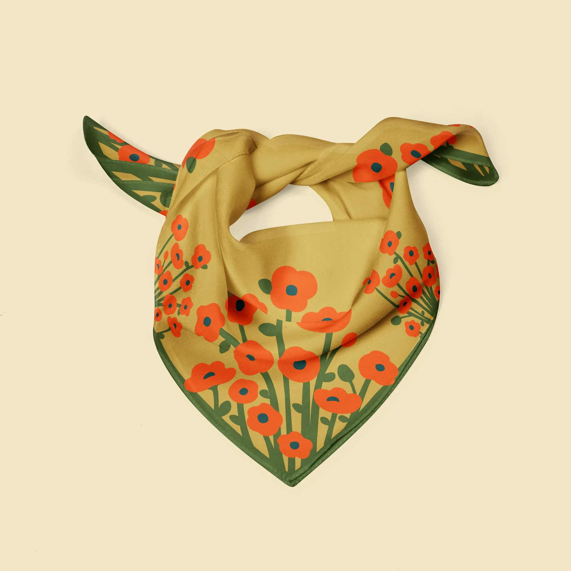 Scandi Flowers Scarf