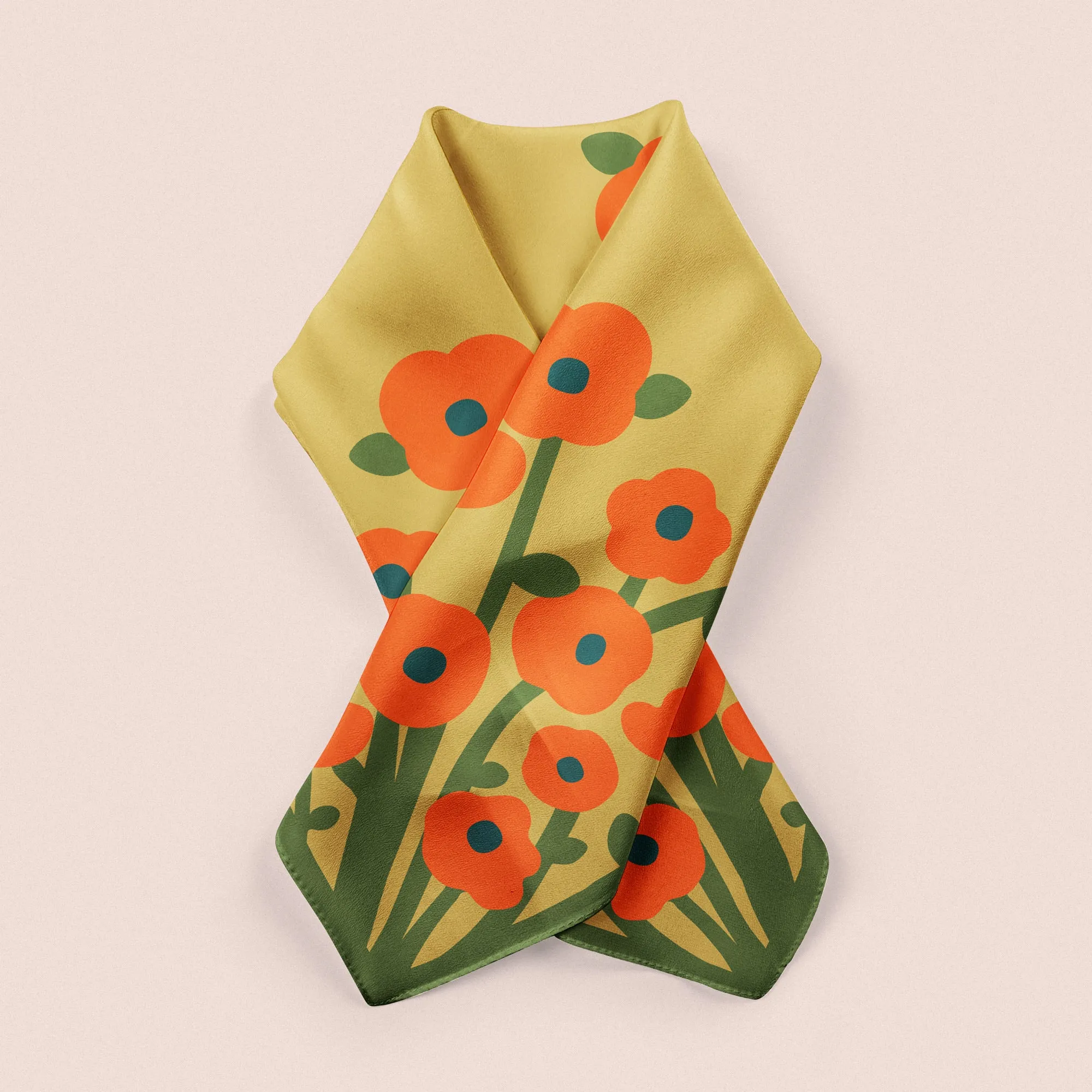 Scandi Flowers Scarf