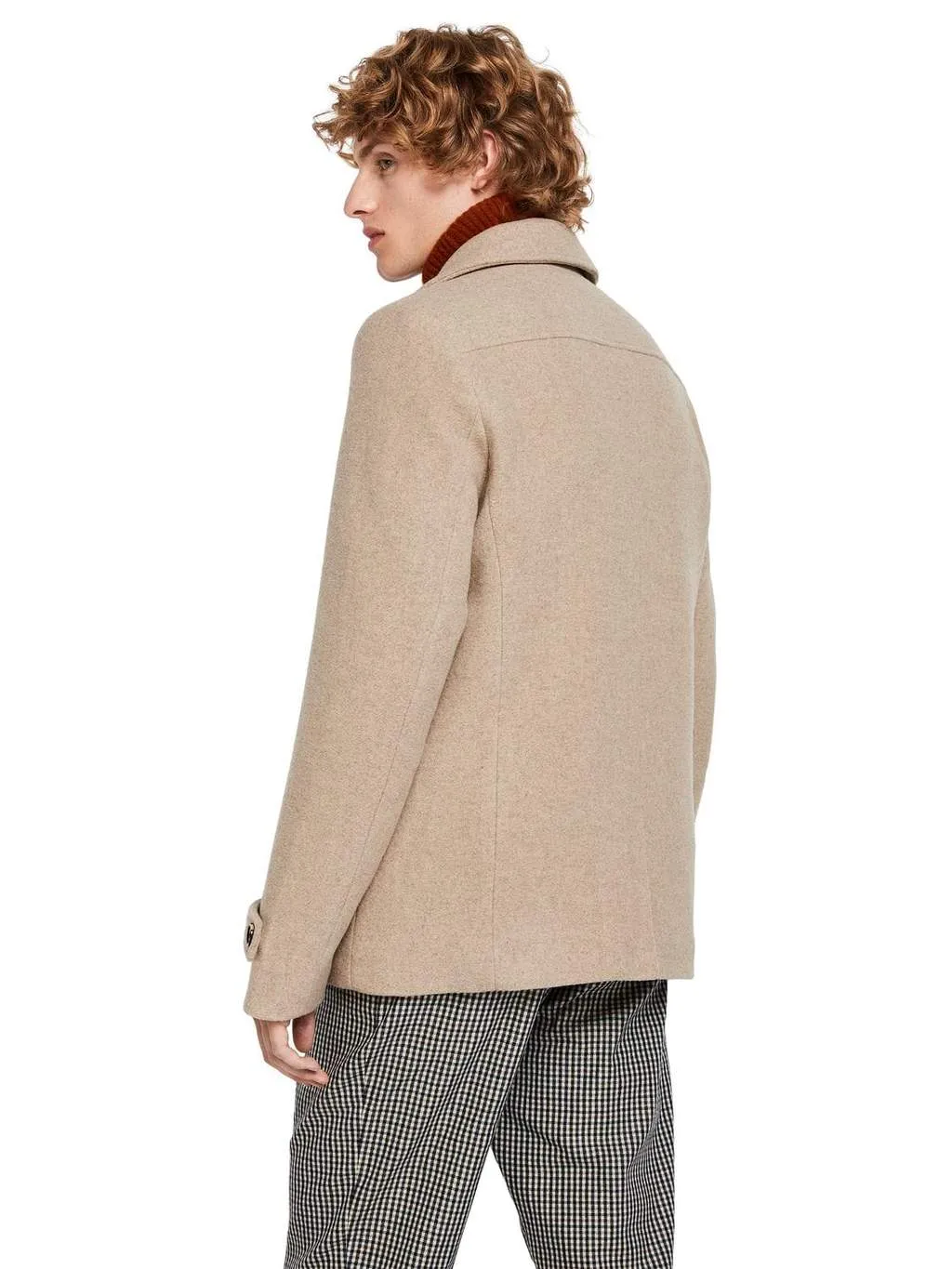 Scotch & Soda - Classic Pea Coat in Camel