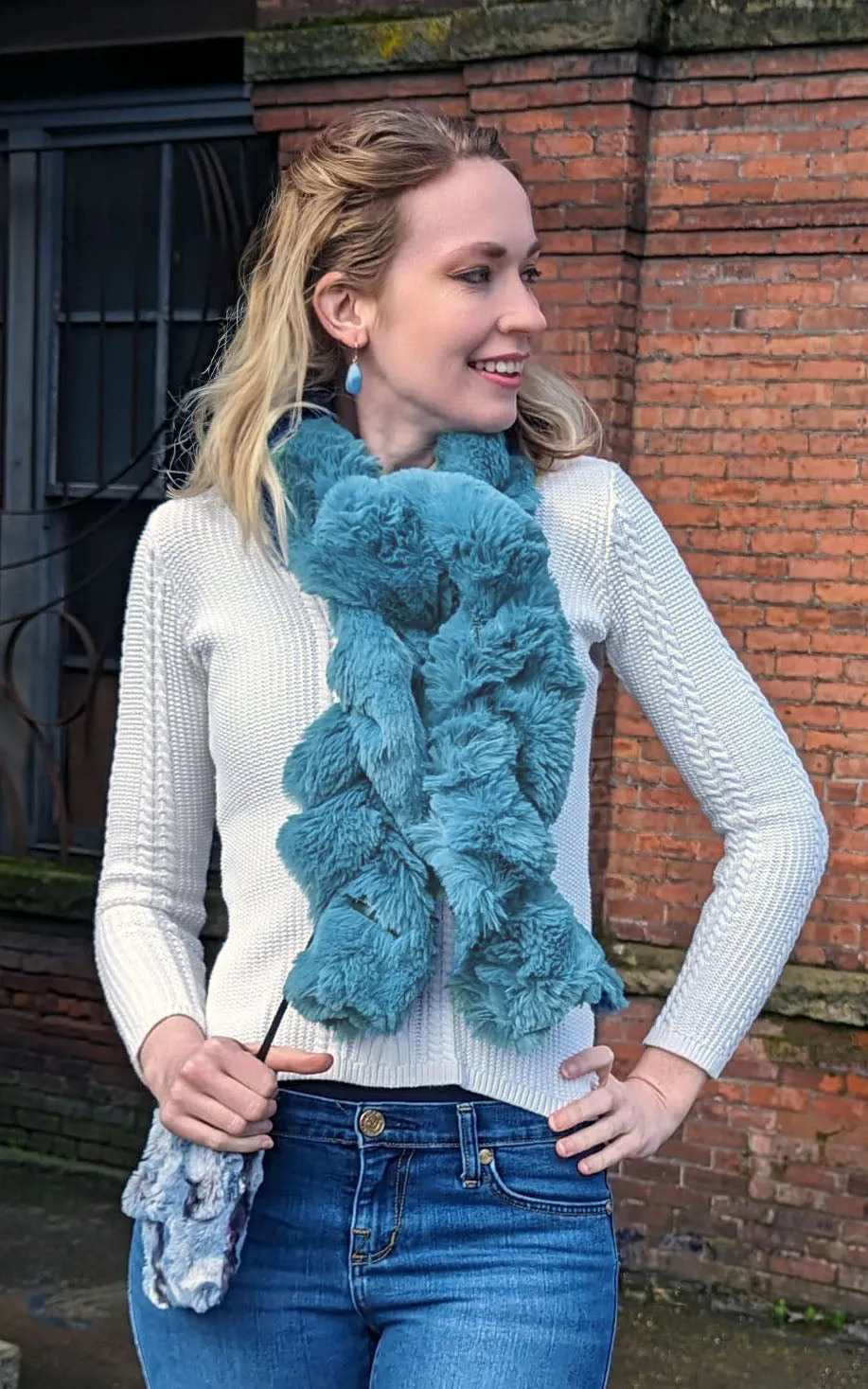 Scrunchy Scarf - Enchanted Dreams Faux Furs