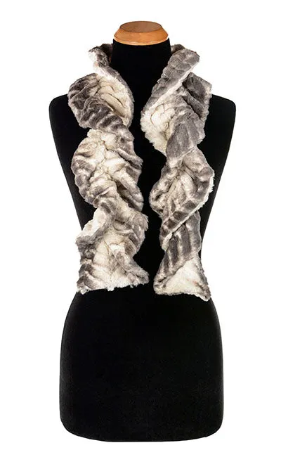 Scrunchy Scarf - Luxury Faux Fur in Matterhorn (Limited Availability)