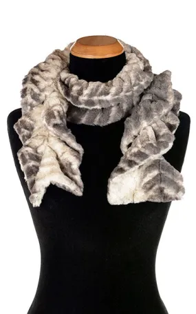 Scrunchy Scarf - Luxury Faux Fur in Matterhorn (Limited Availability)