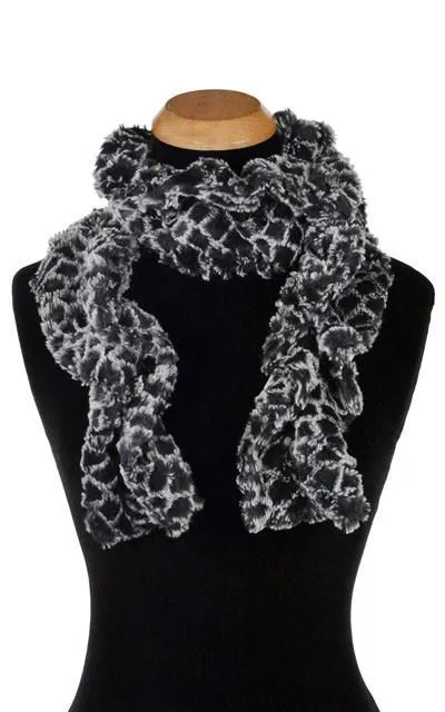 Scrunchy Scarf - Luxury Faux Fur in Snow Owl - Sold Out!