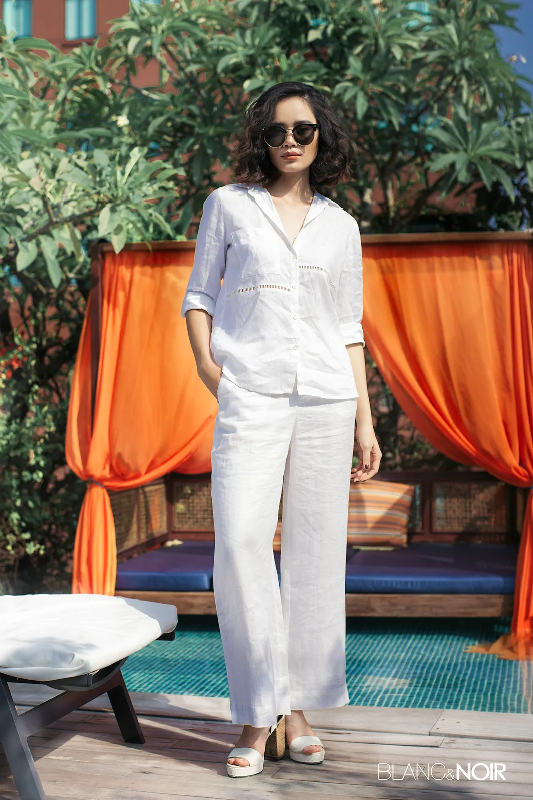 Signature White Linen Shirt