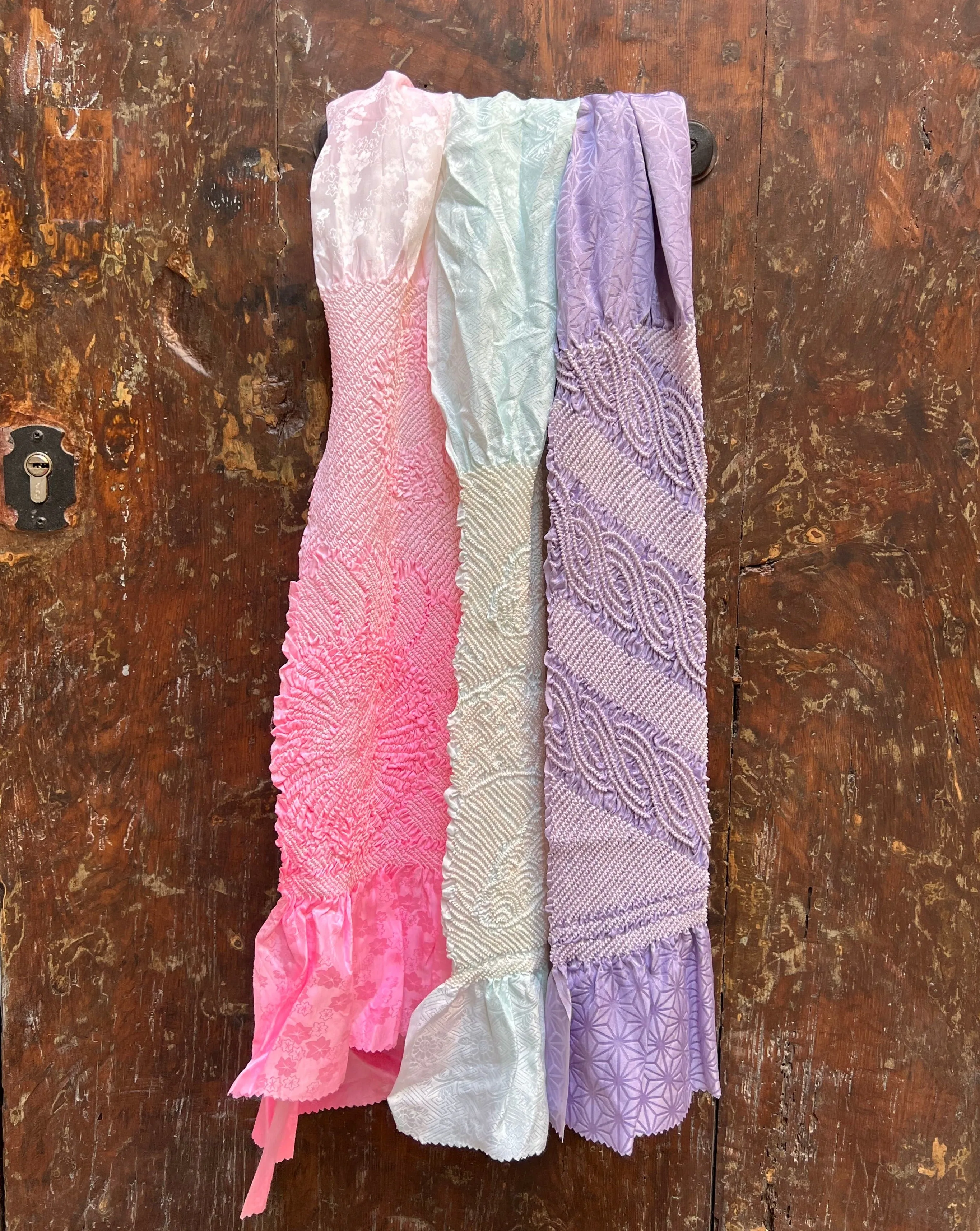 SILK OBIAGE / SCARF・FUJI IRO 藤色