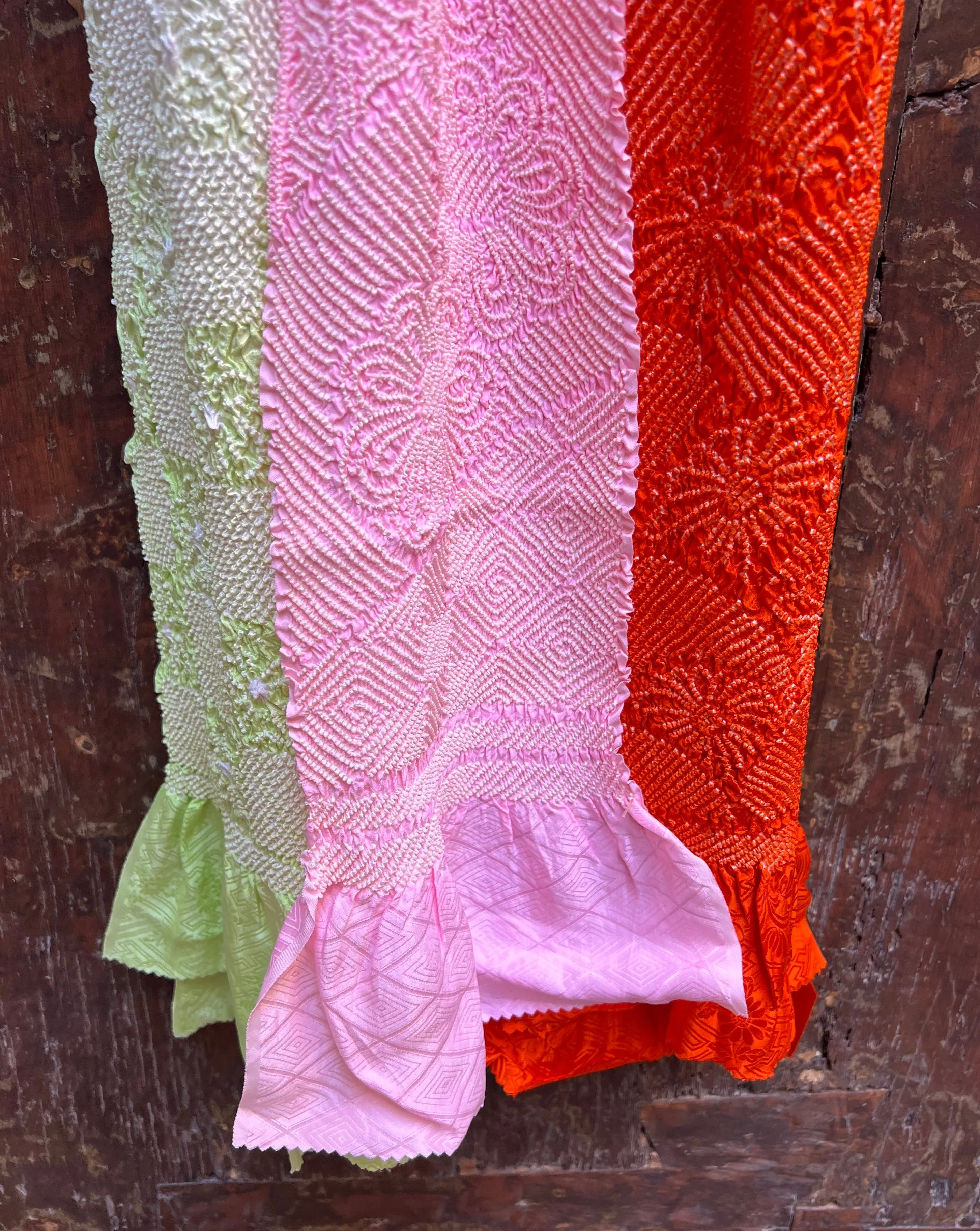 SILK OBIAGE / SCARF・MUSKMELON マスクメロン