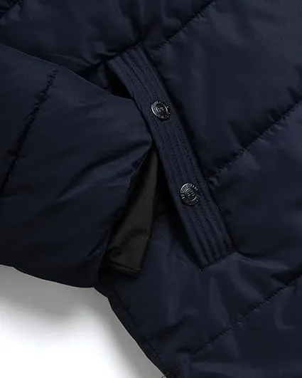 Solid Heavy Puffer Navy