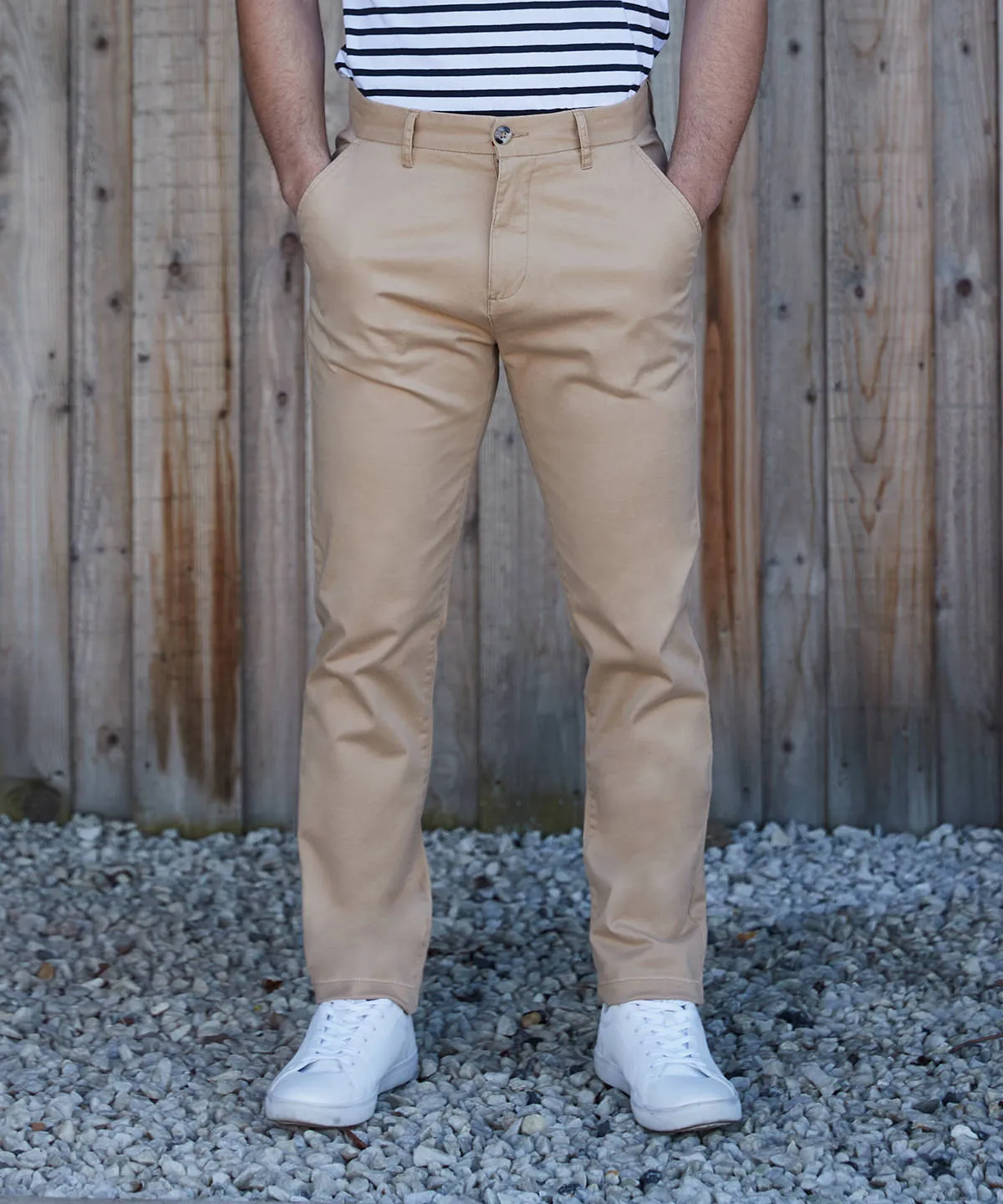 Stretch chinos | Navy