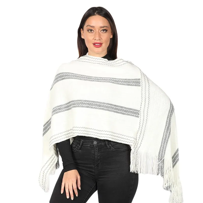 Stripped Poncho