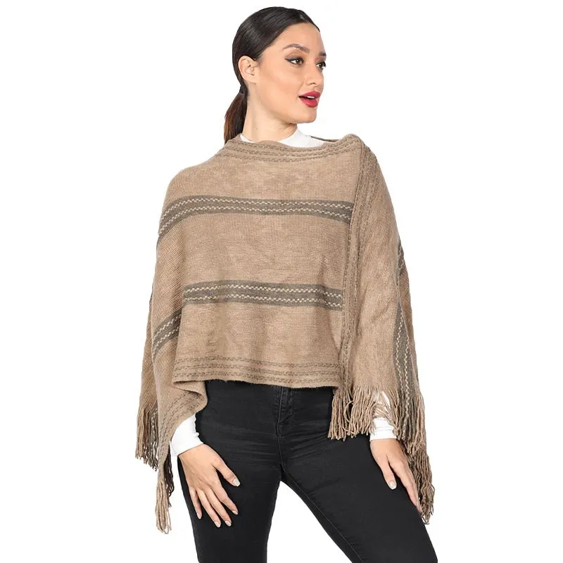 Stripped Poncho