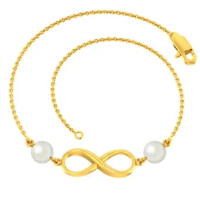 Stylish 18k Gold Bracelet Infinity Loop Design For Women From Pc Chandra Online Exclusive Collection